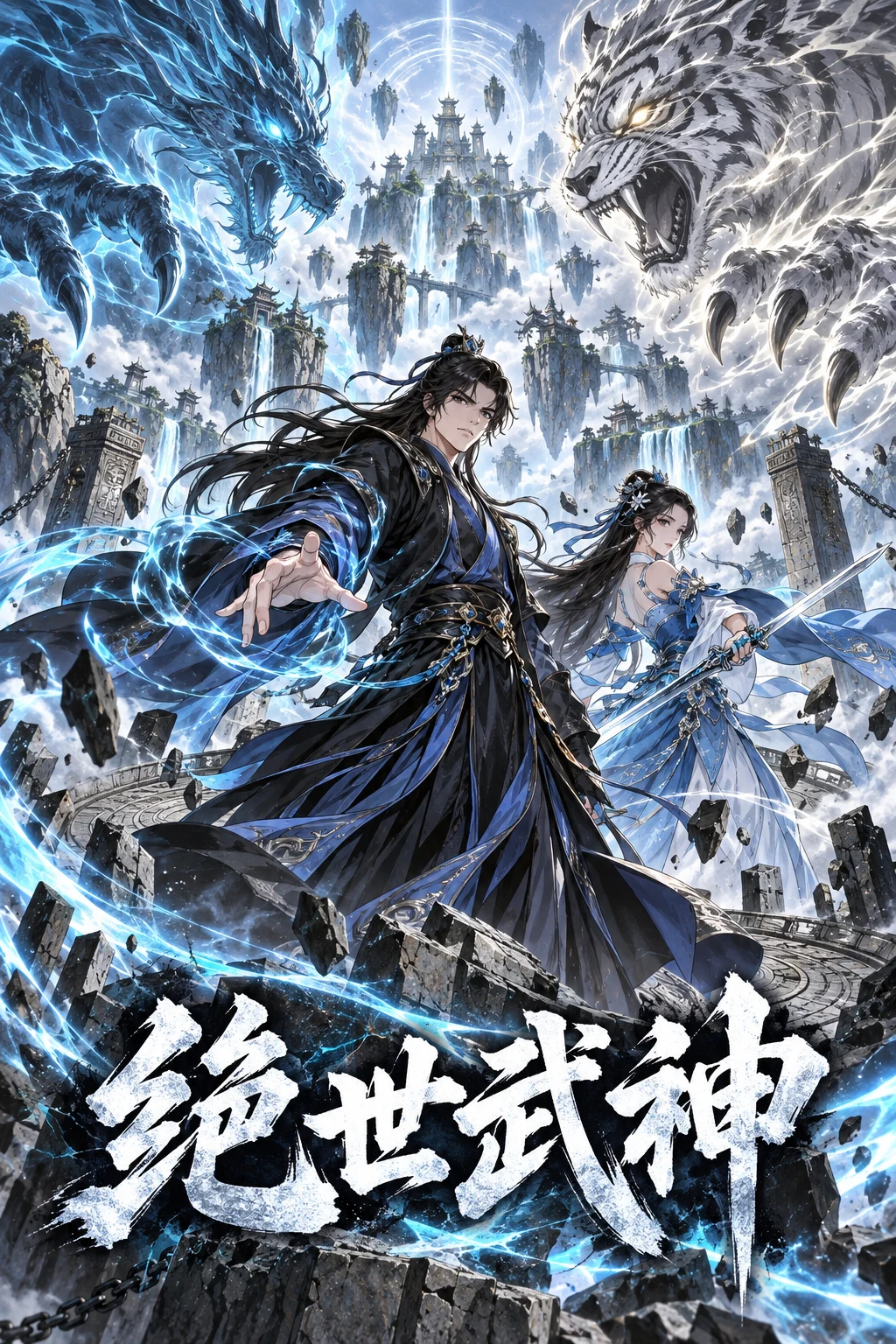 绝世武神题材封面